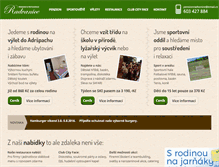 Tablet Screenshot of pensionradvanice.cz